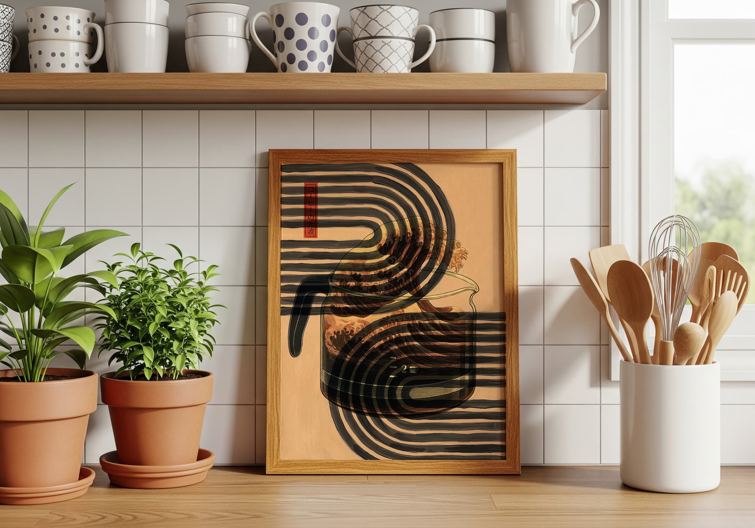 Abstract Line Art Print