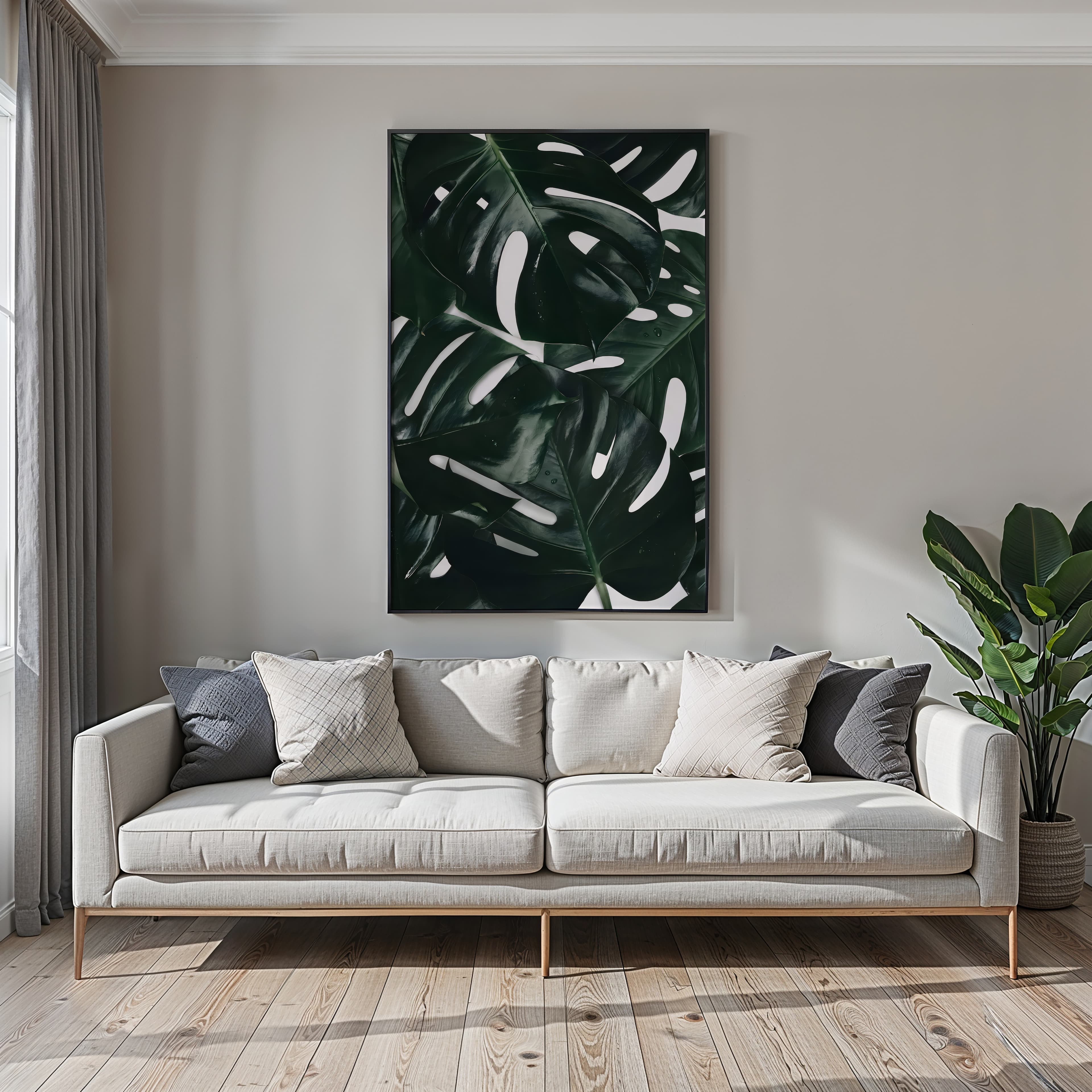 Monstera Leaf Print