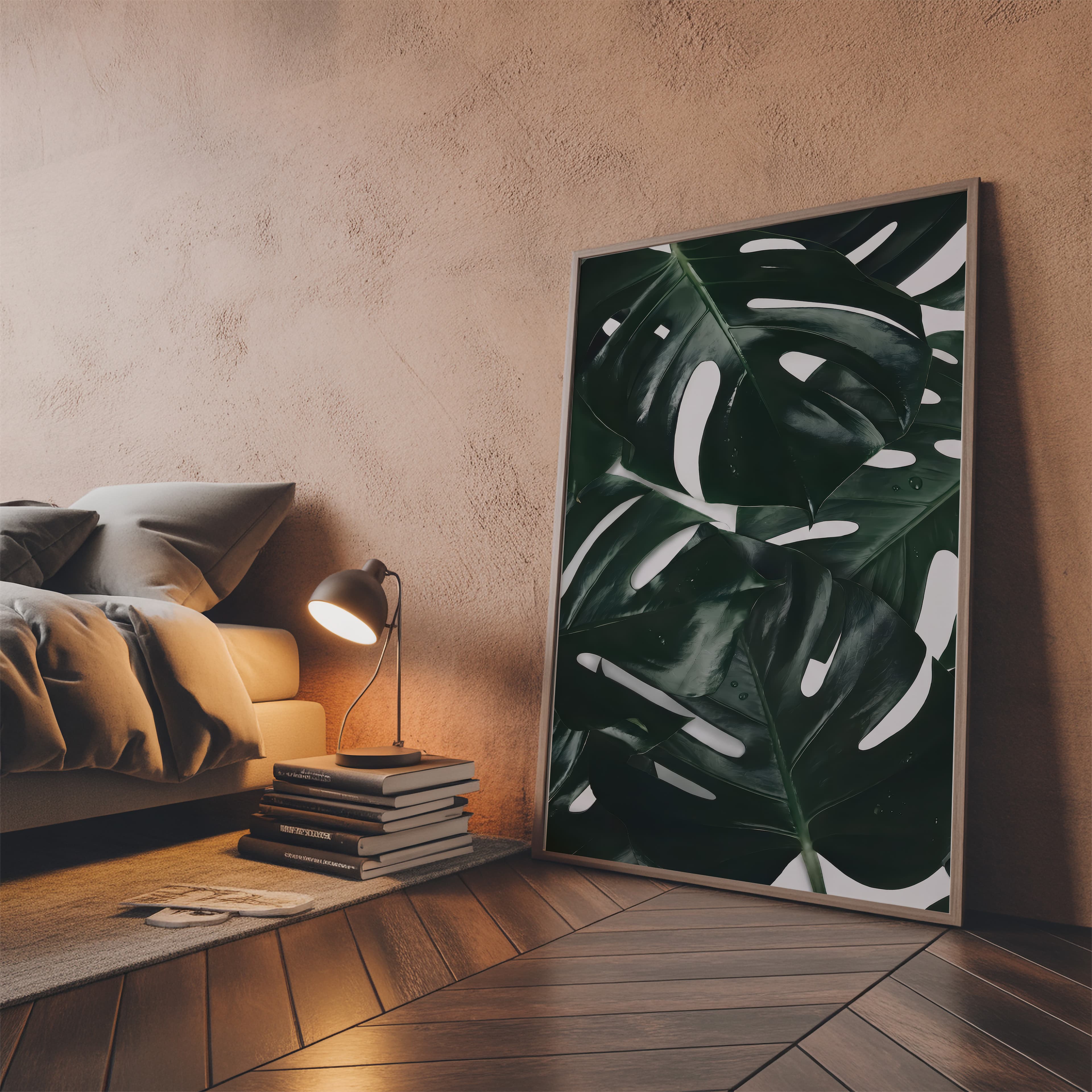 Monstera Leaf Print
