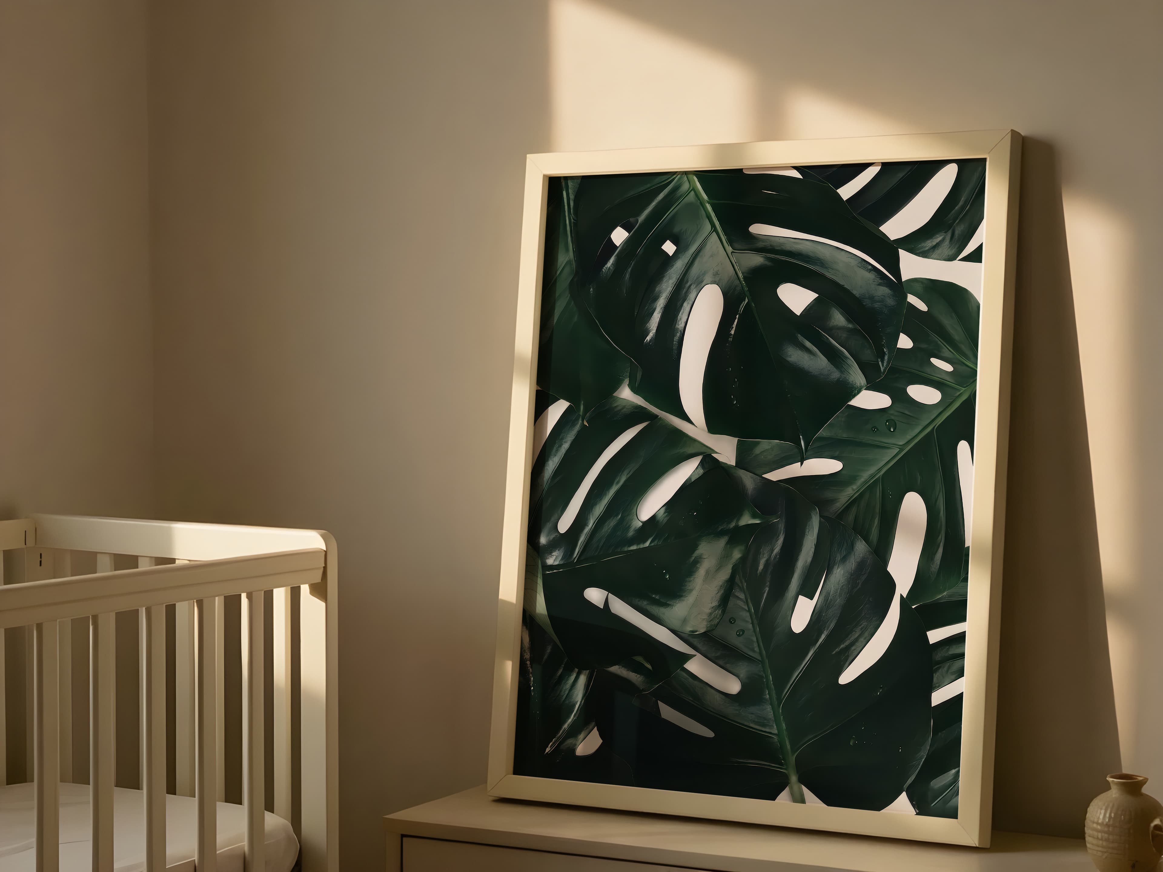 Monstera Leaf Print