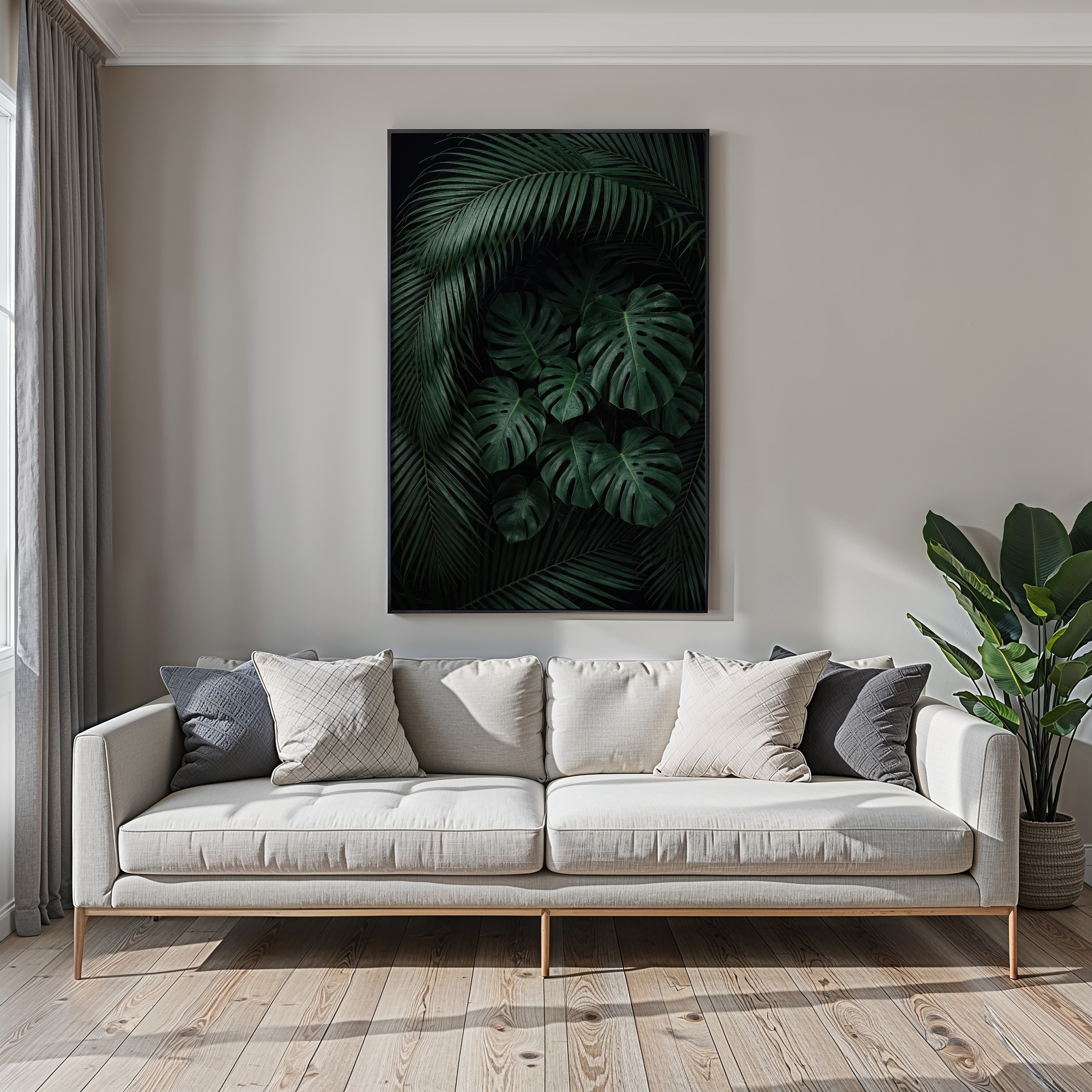 Monstera Leaf Print