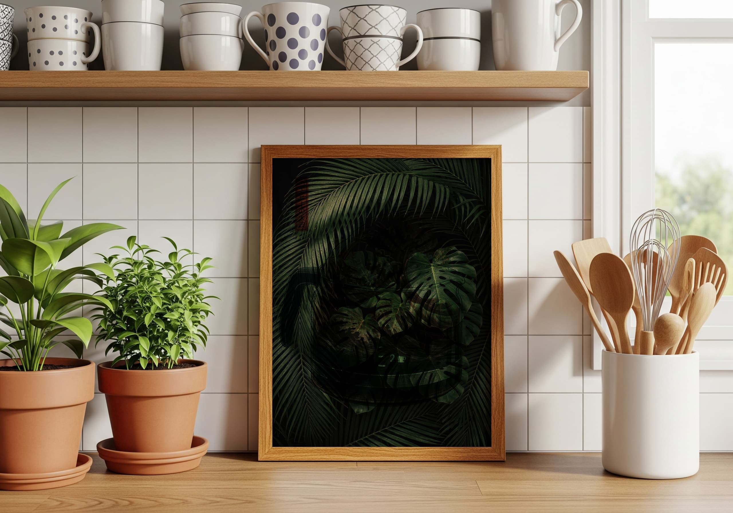 Monstera Leaf Print