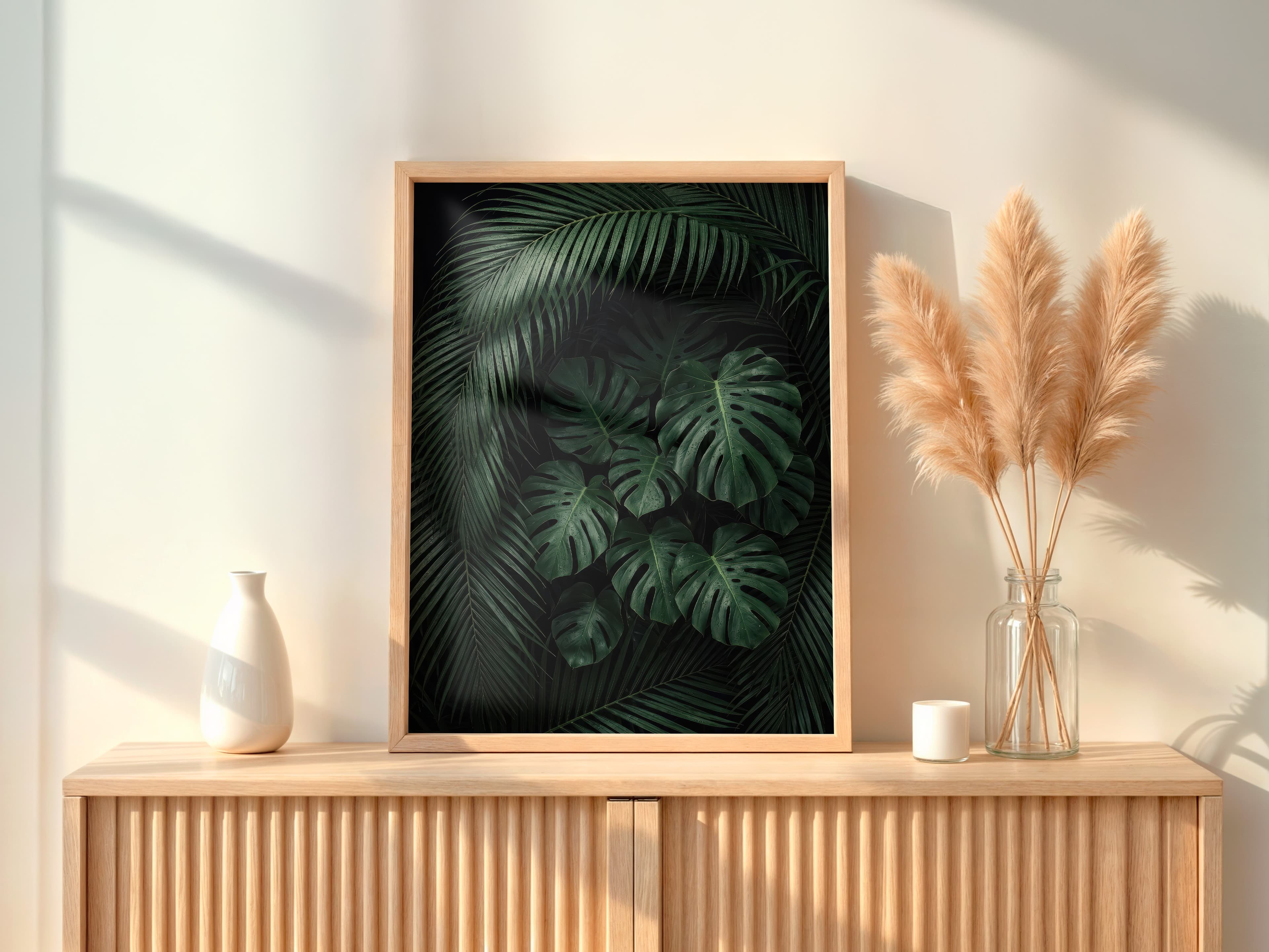 Monstera Leaf Print