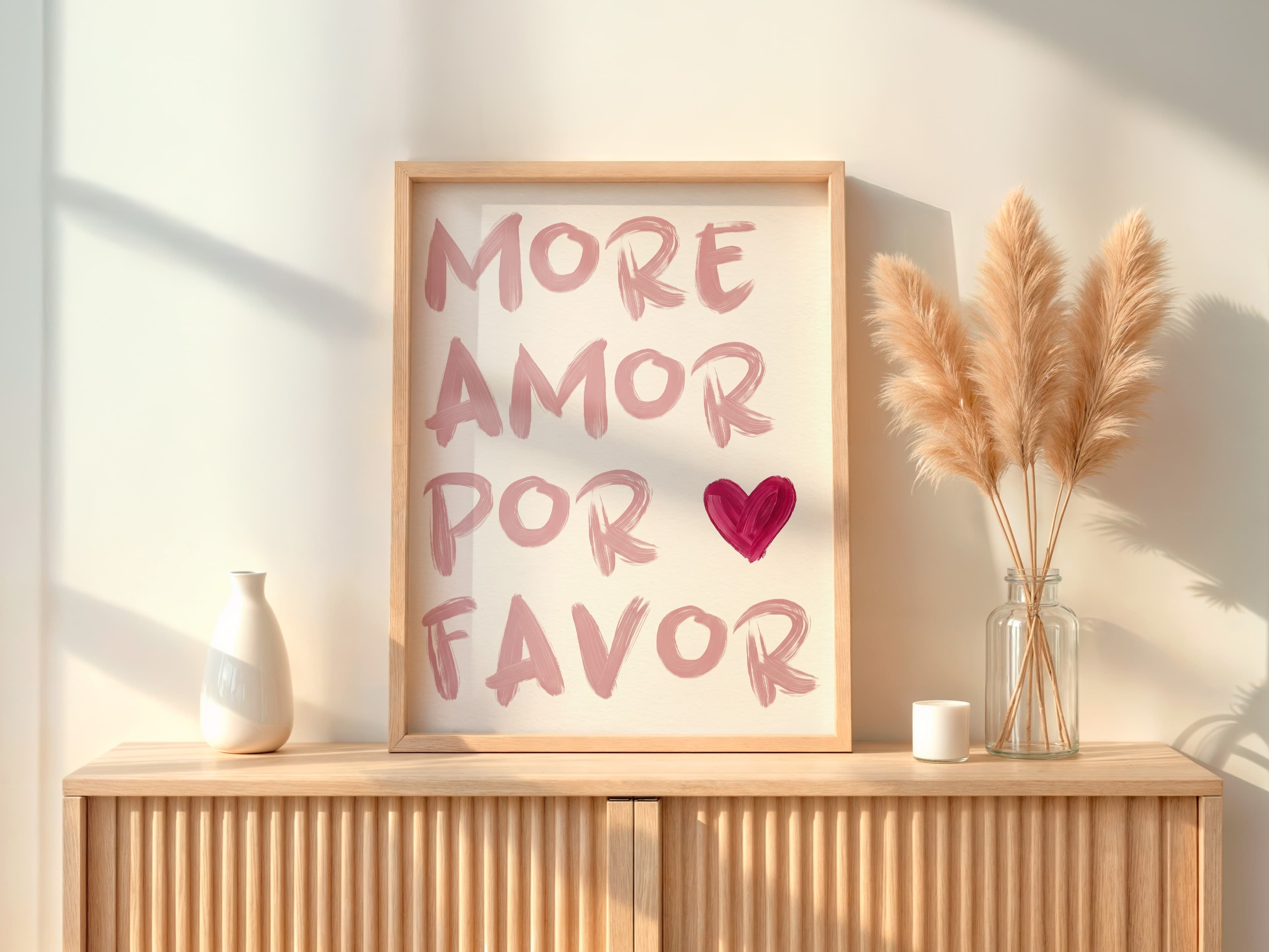 More Amor Por Favor Print