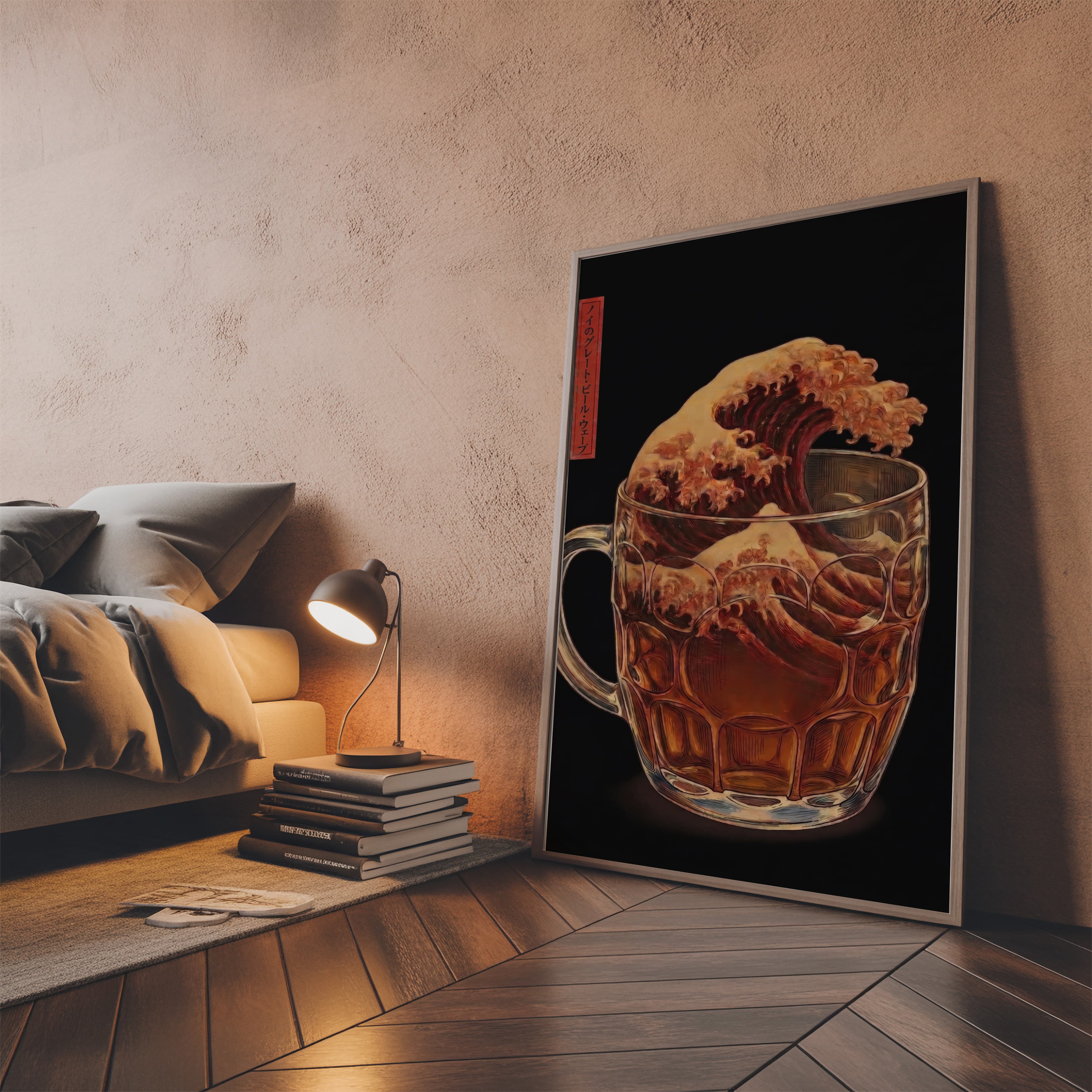 Japanese Wave Coffee Mug Art Print