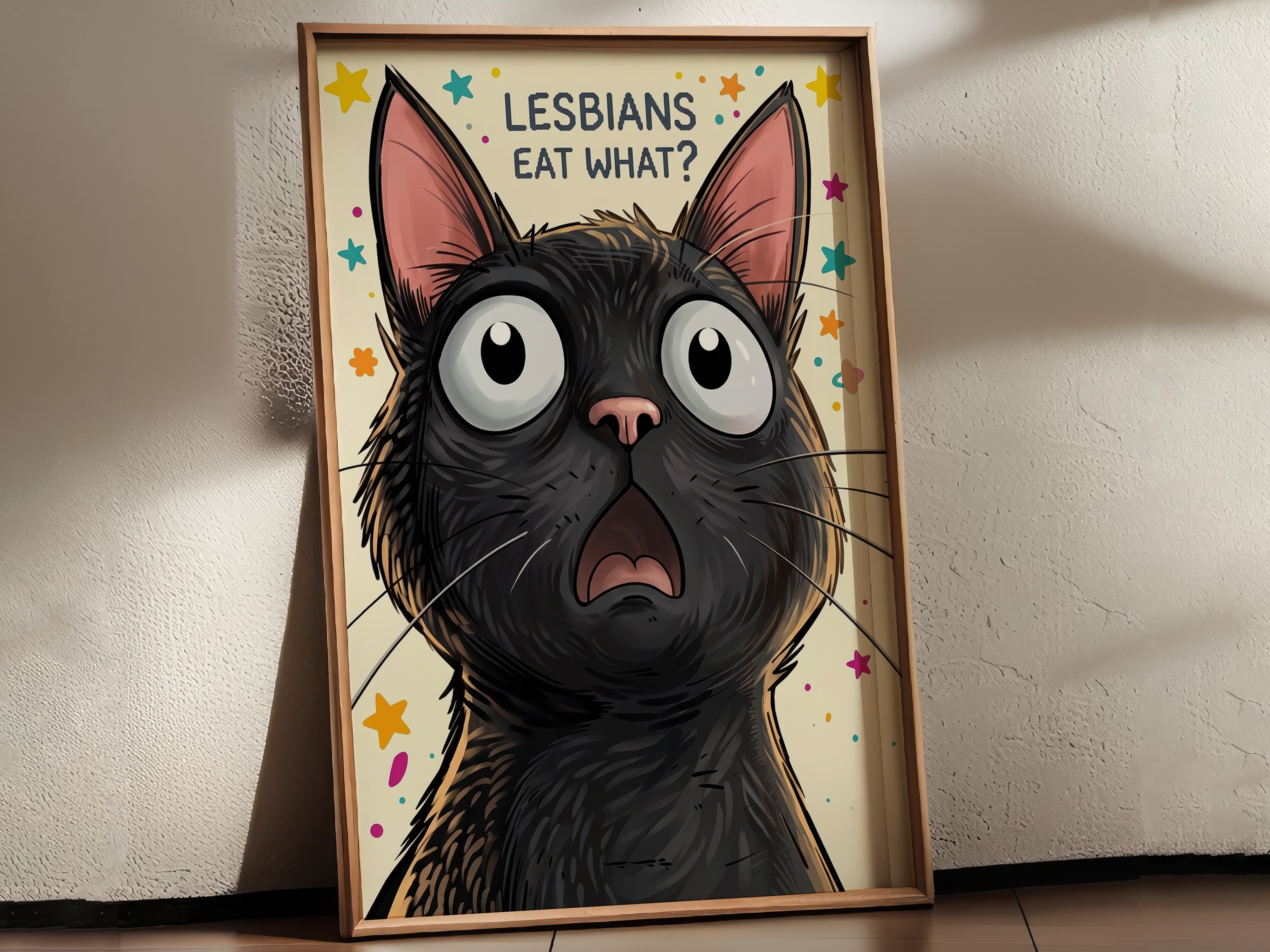 Cat in Toilet Poster