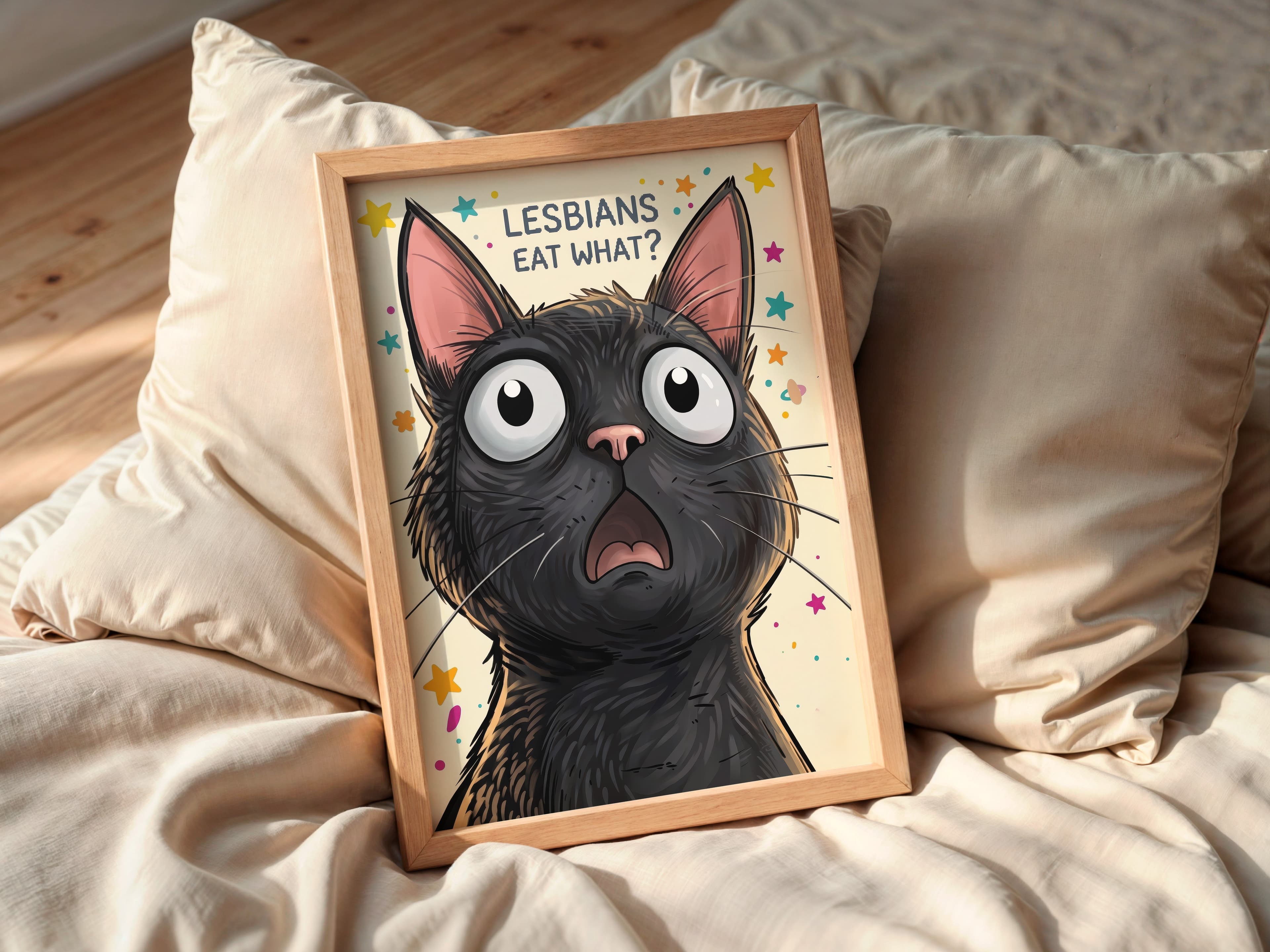 Cat in Toilet Poster