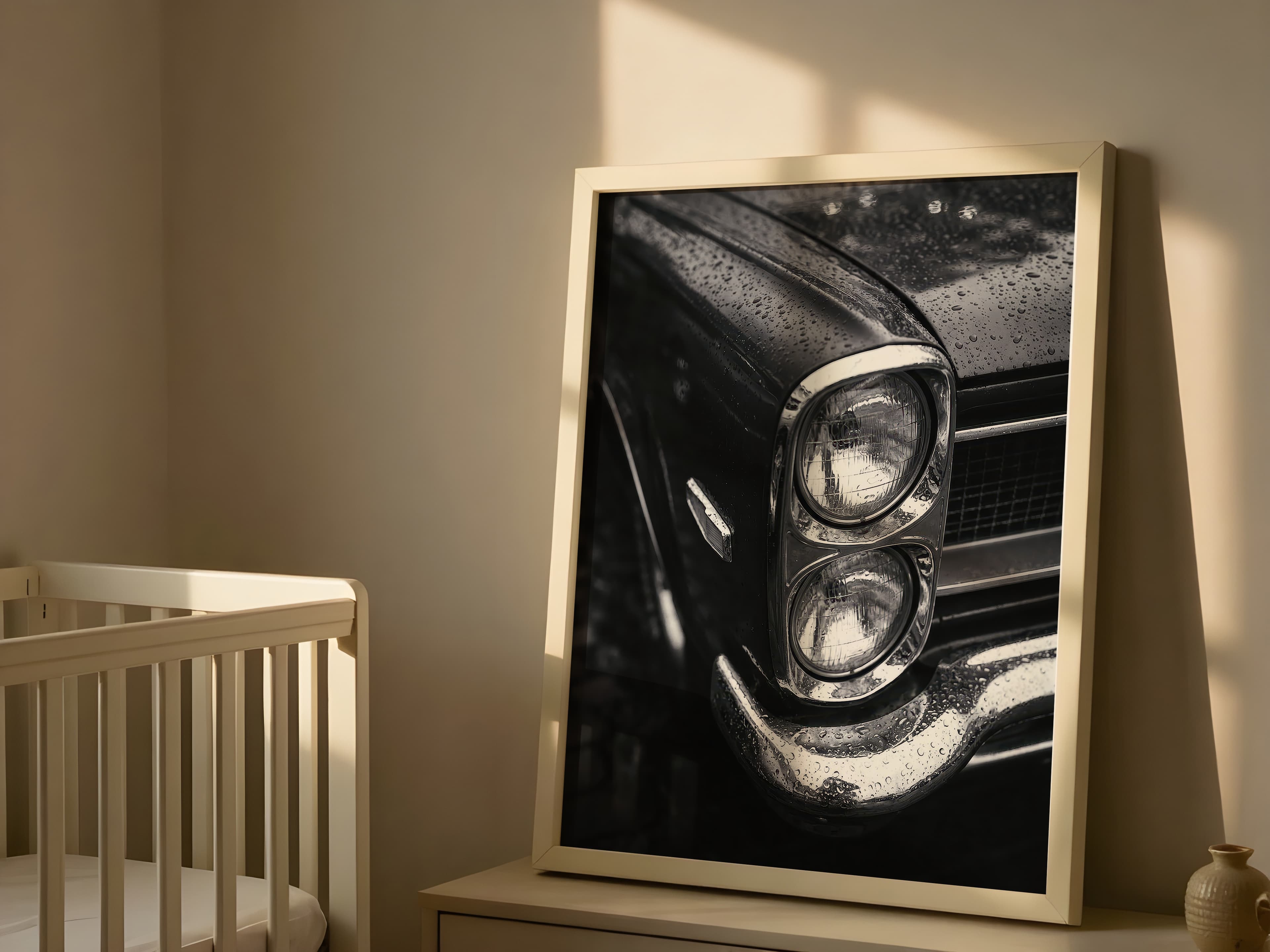Classic Car Chrome Detail Print