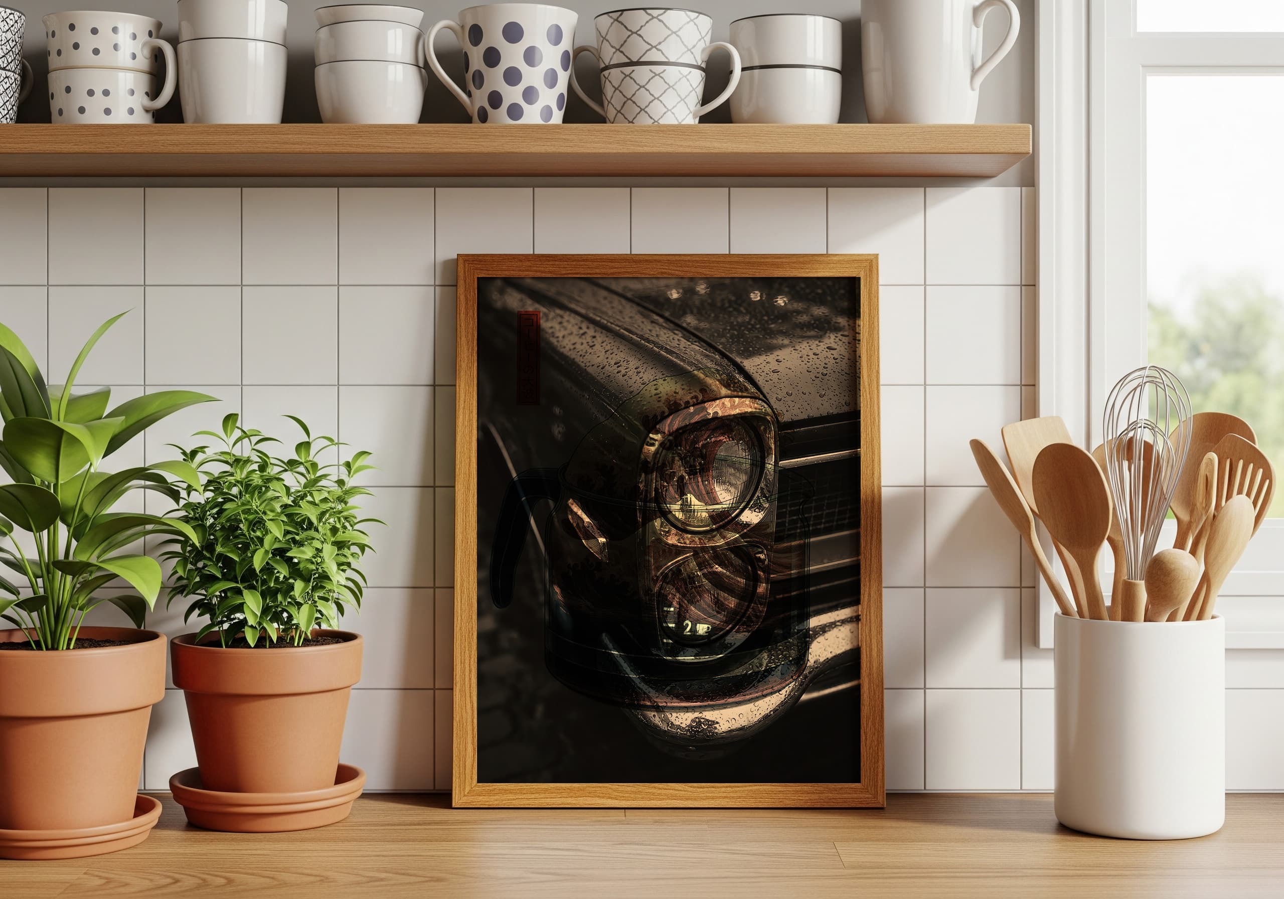 Classic Car Chrome Detail Print