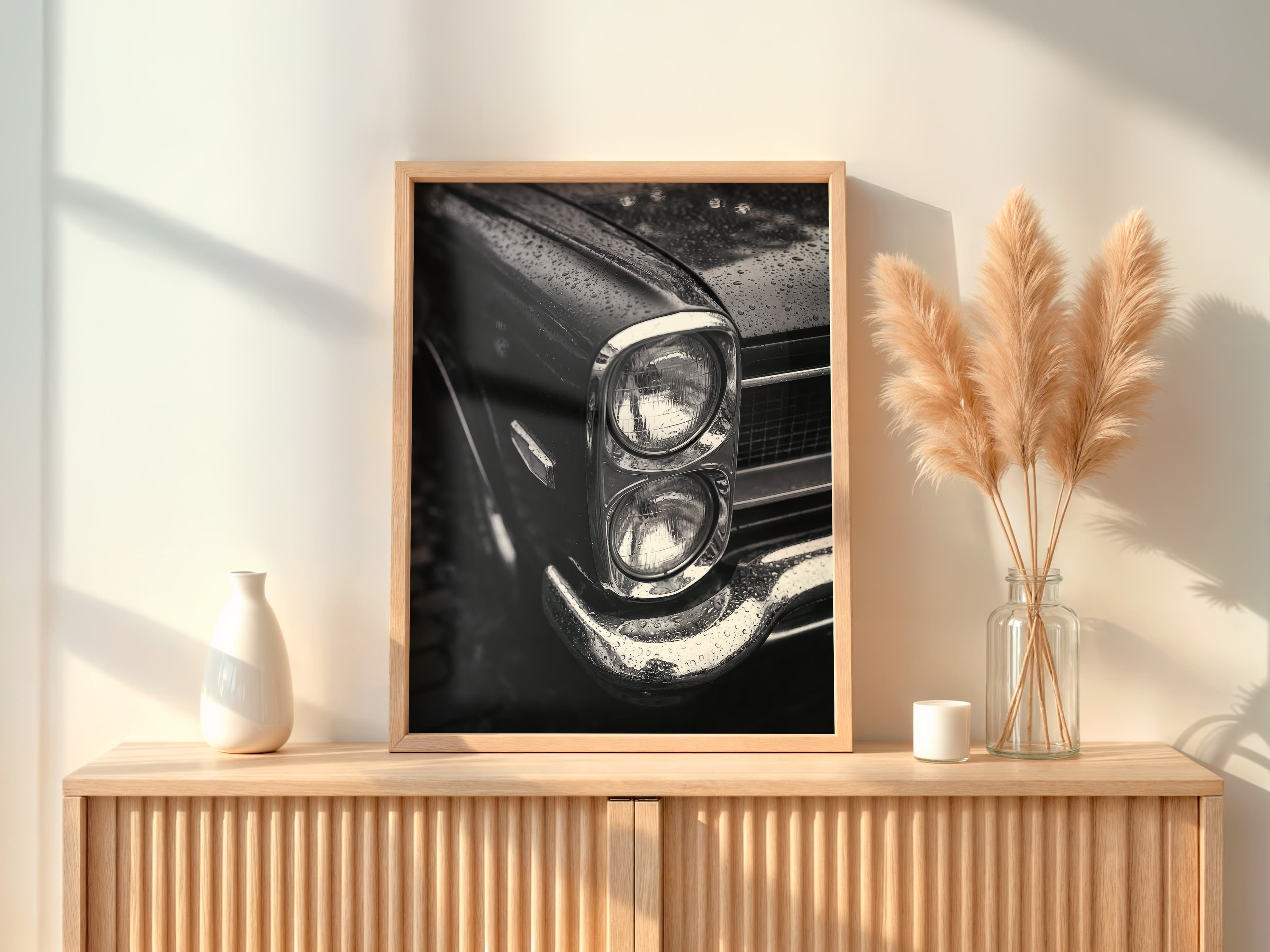 Classic Car Chrome Detail Print