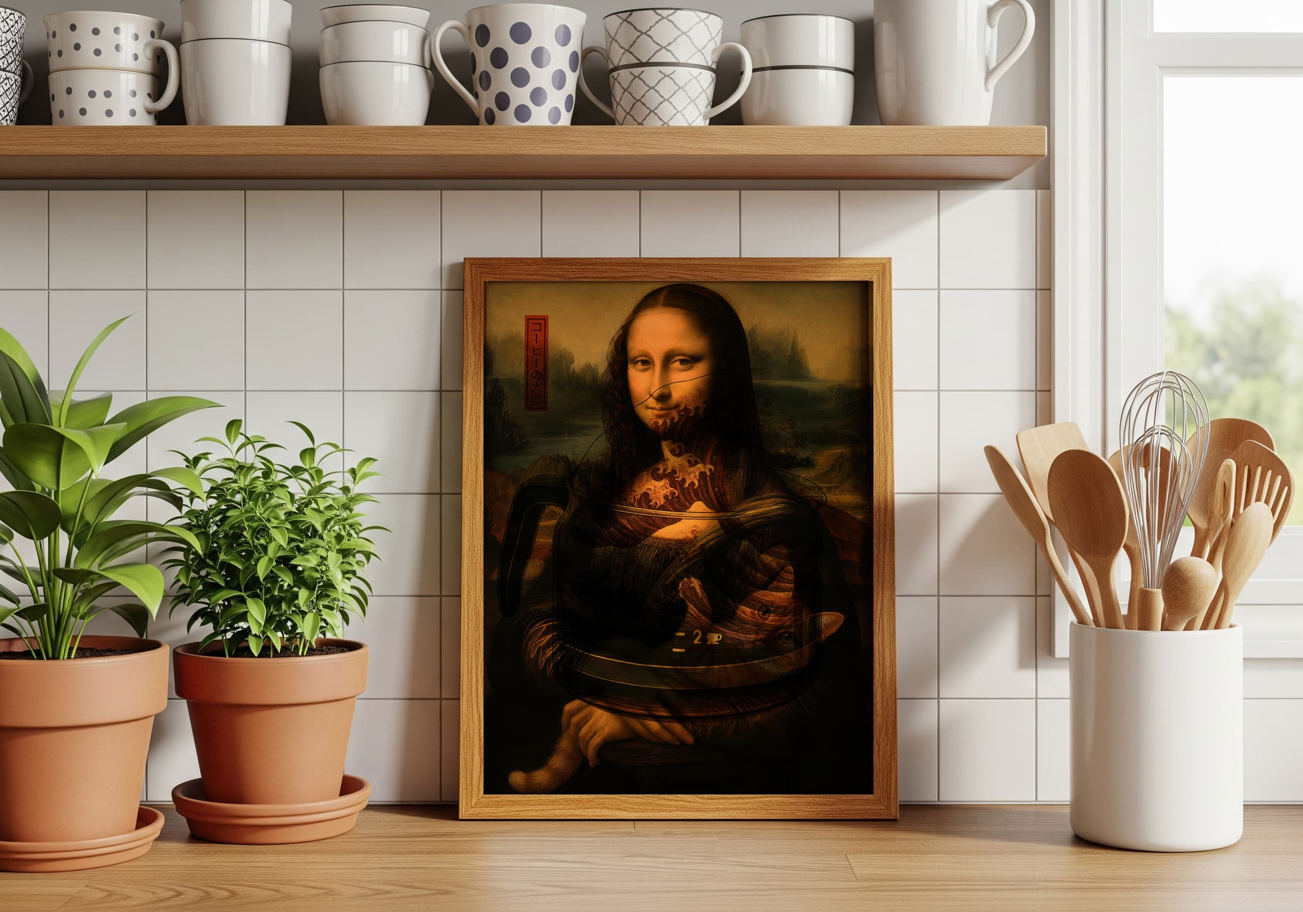 Mona Lisa Cat Print