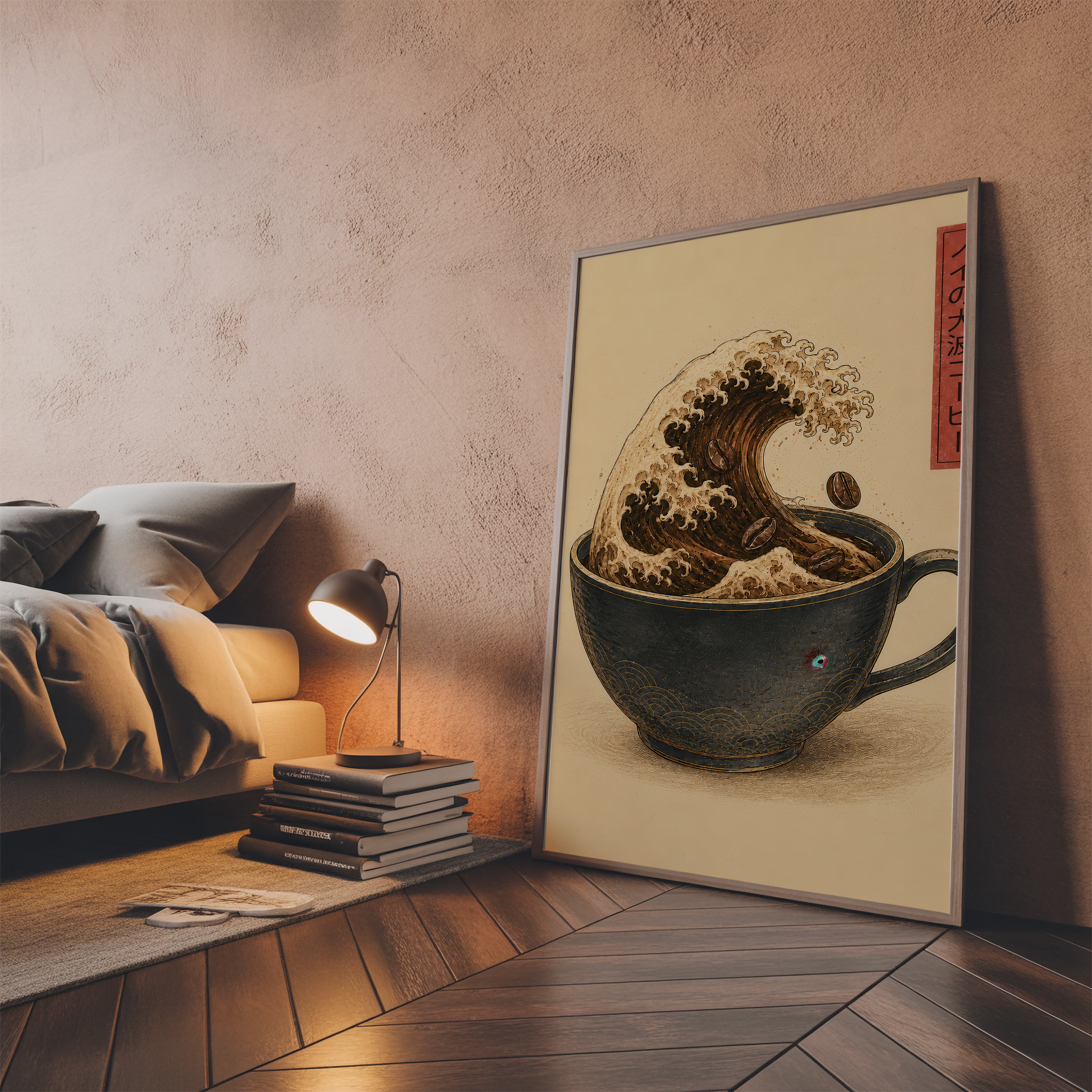 Coffee Wave Art Print