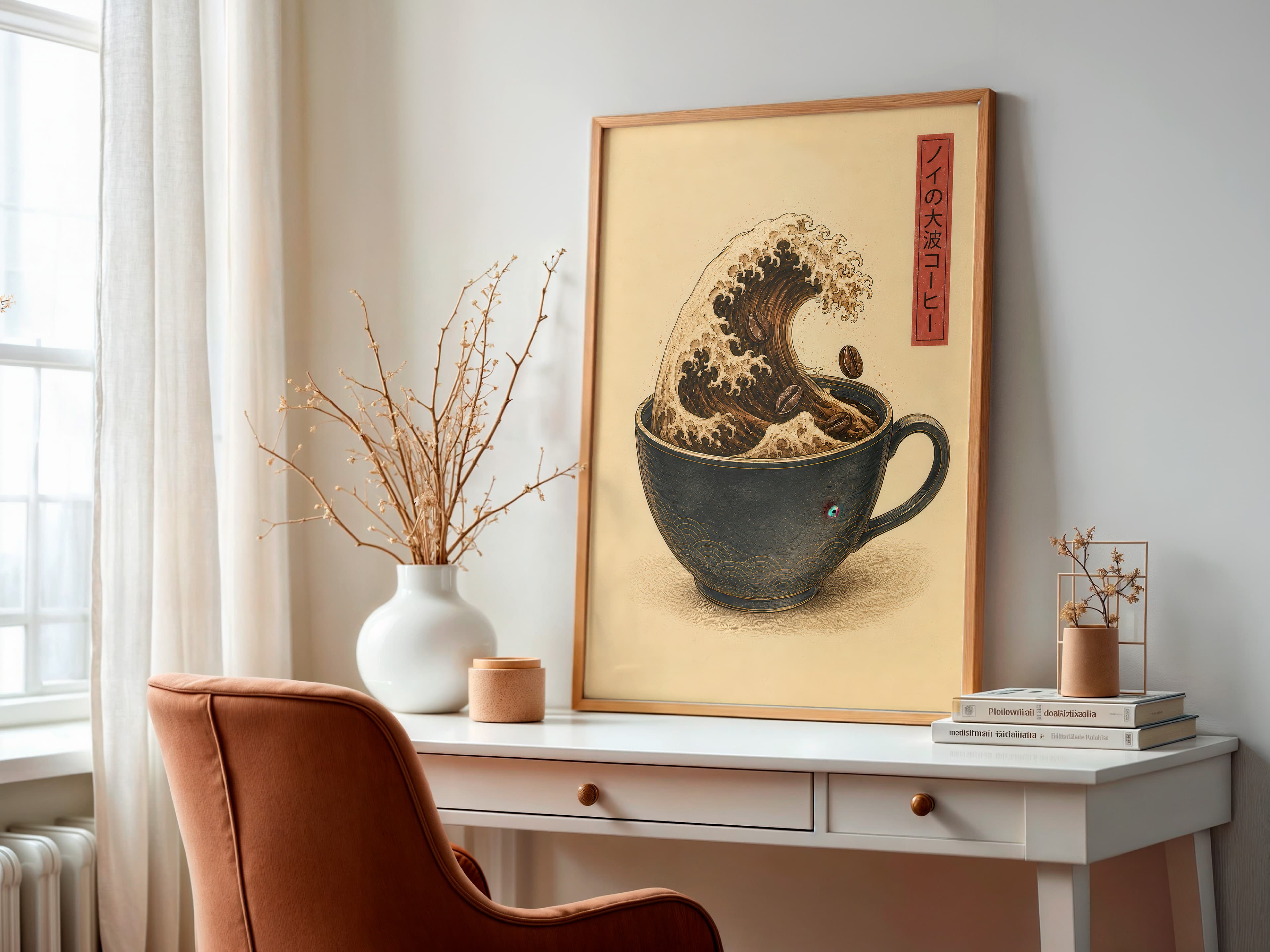 Coffee Wave Art Print