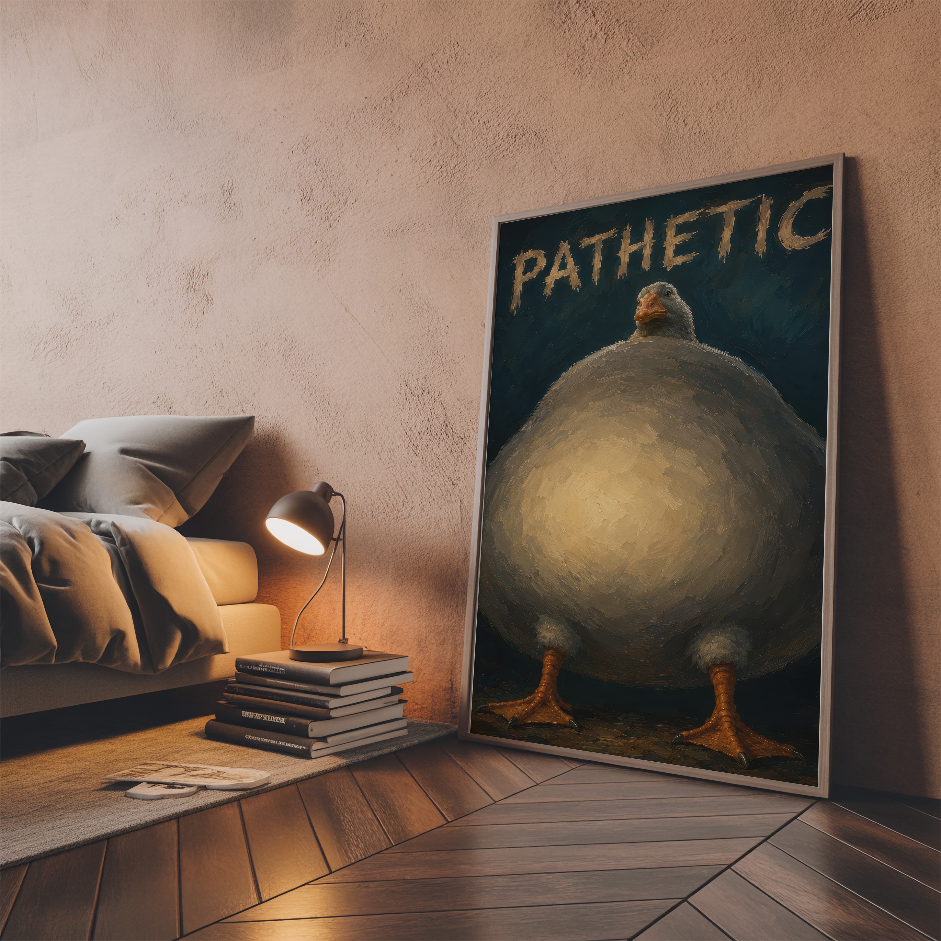 Sad Goose Meme Print