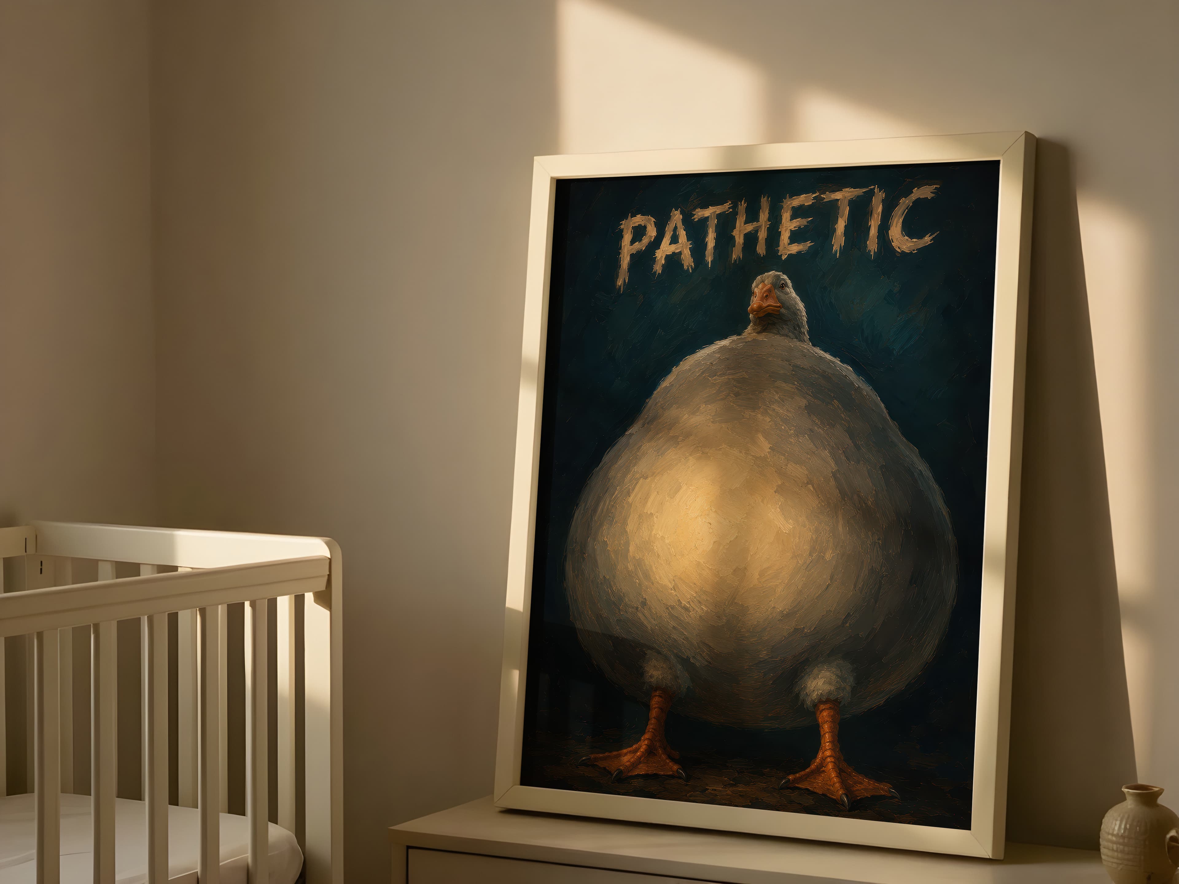 Sad Goose Meme Print