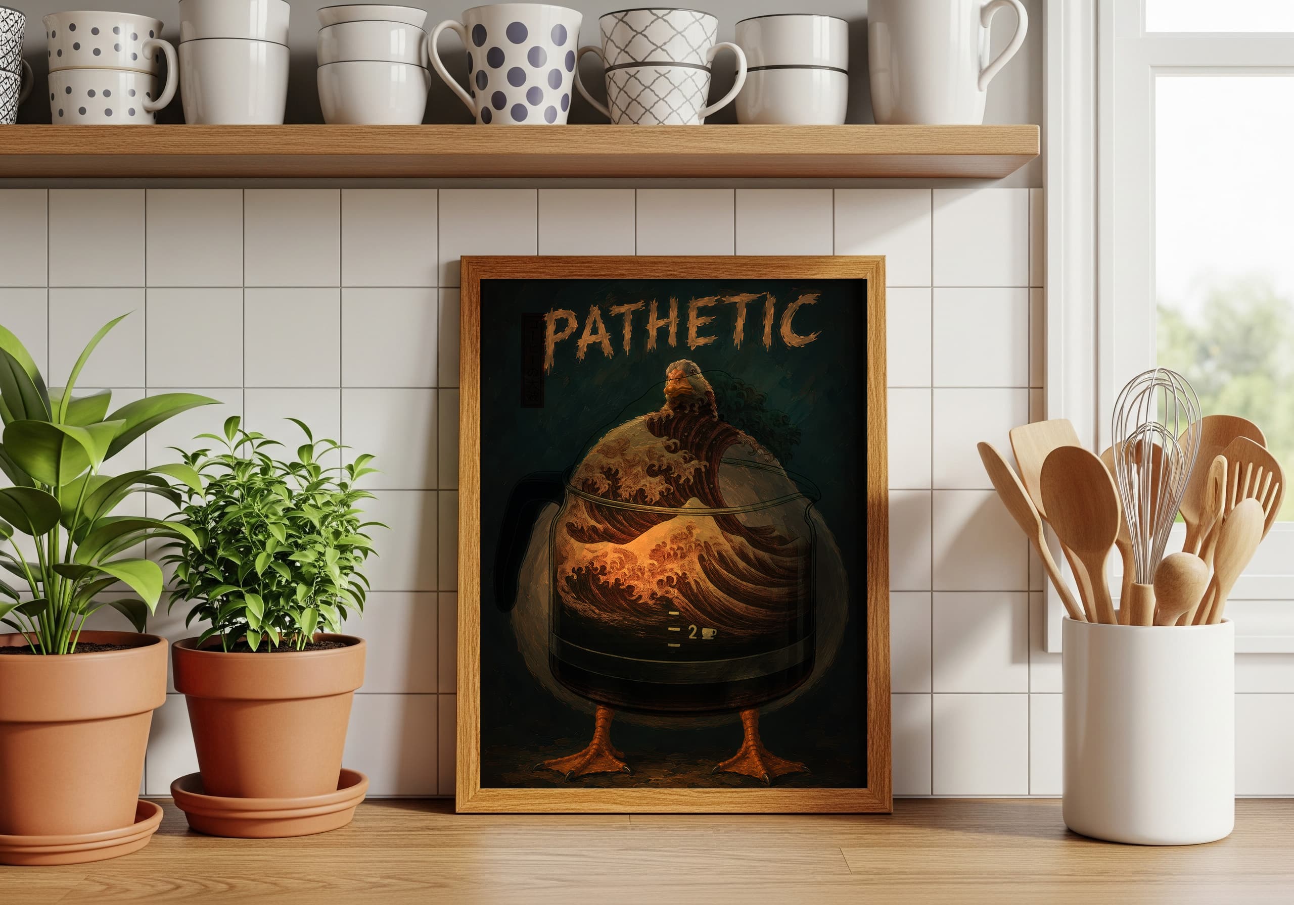 Sad Goose Meme Print