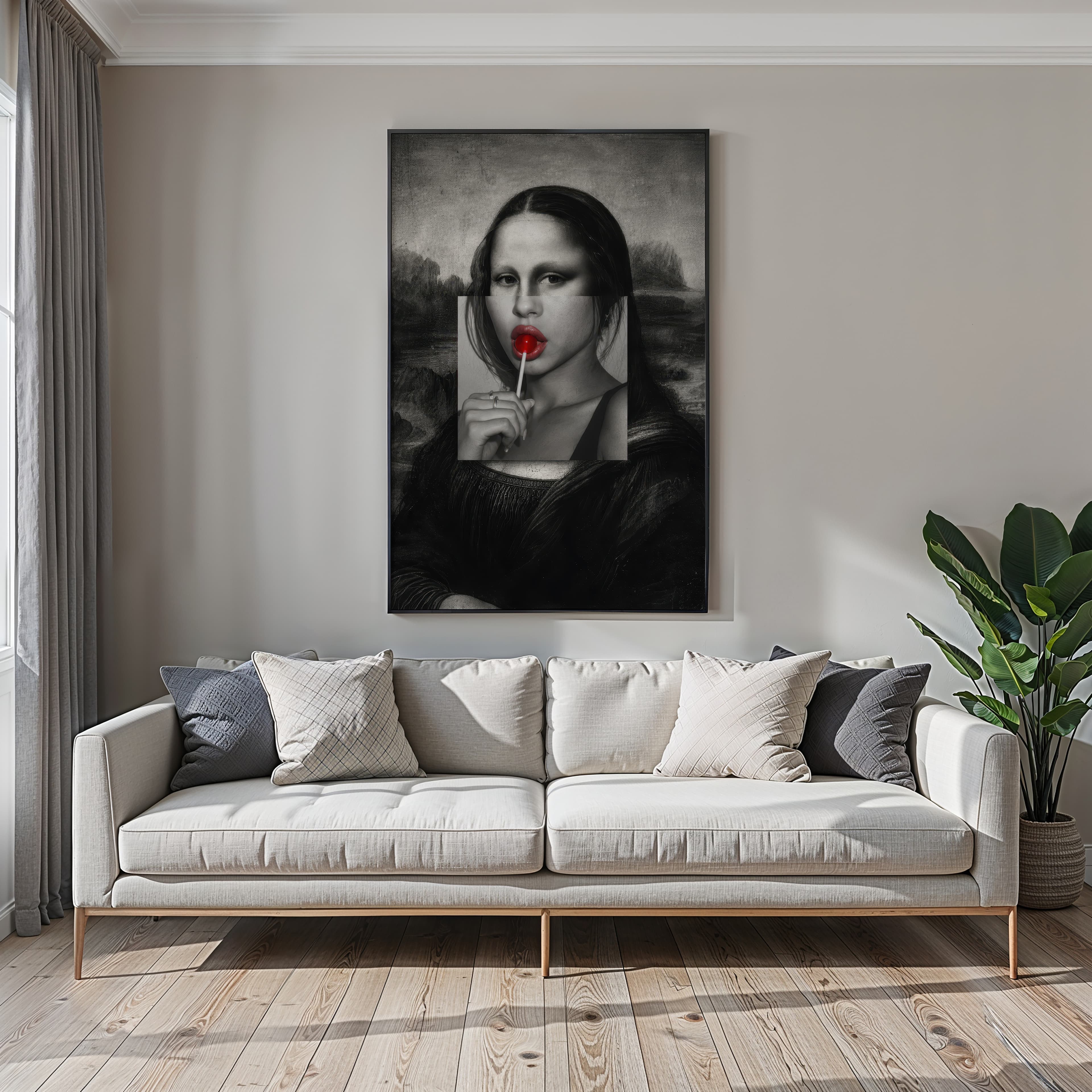Mona Lisa Pop Art Print